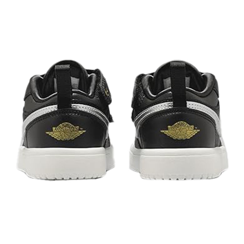 Little Kid's Jordan 1 Low ALT SE Black/Metallic Silver-Sail (FZ3920 001)