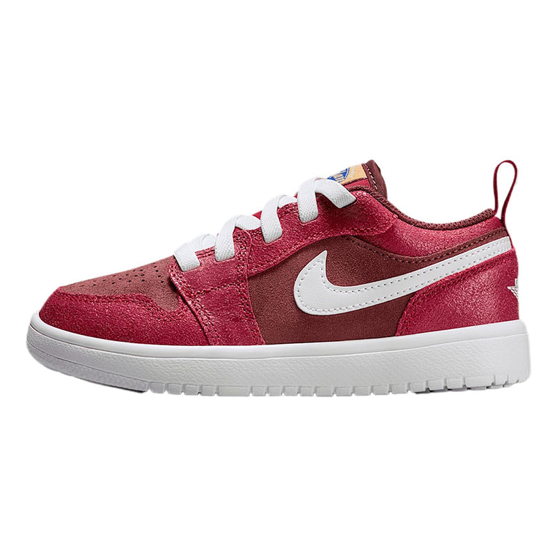 Little Kid's Jordan 1 Low ALT SE Dark Pony/White-Varsity Red (HF3204 200)