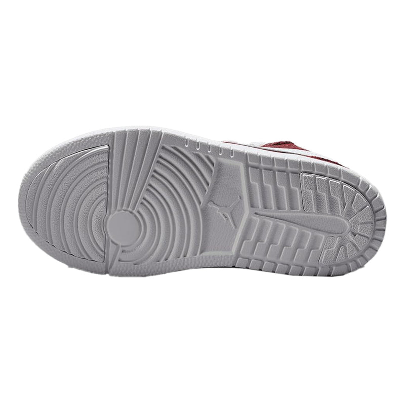 Little Kid's Jordan 1 Low ALT SE Dark Pony/White-Varsity Red (HF3204 200)