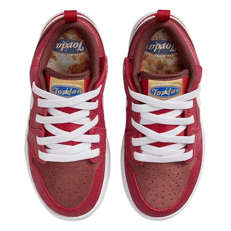 Little Kid's Jordan 1 Low ALT SE Dark Pony/White-Varsity Red (HF3204 200)