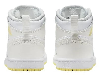 Little Kid's Jordan 1 Mid Sail/LT Laser Orange-White (FD8781 181)