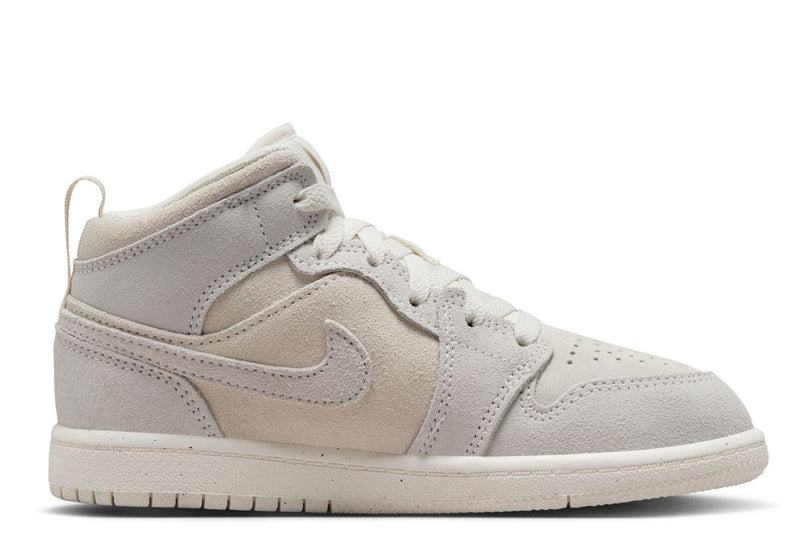 Little Kid's Jordan 1 Mid SE Craft Pale Ivory/Sail (FN7494 100)