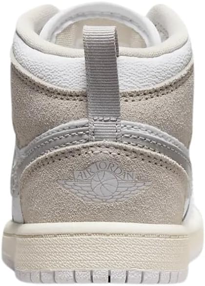 Little Kid's Jordan 1 Mid SE Craft Wht/Lt Orewood Brn-Grey (FB9141 120)