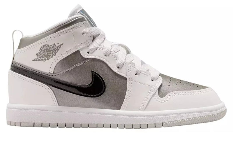 Little Kid's Jordan 1 Mid SE Photon Dust/Blue Chill (HV4459 014)