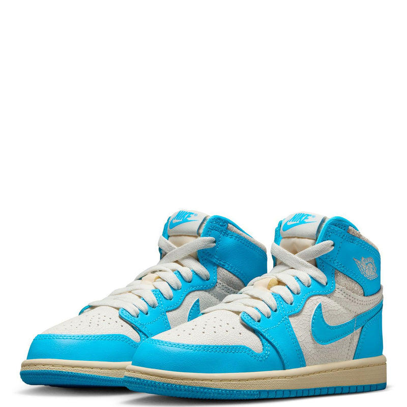 Little Kid's Jordan 1 Retro High OG DK Powder Blue (FD1412 402)