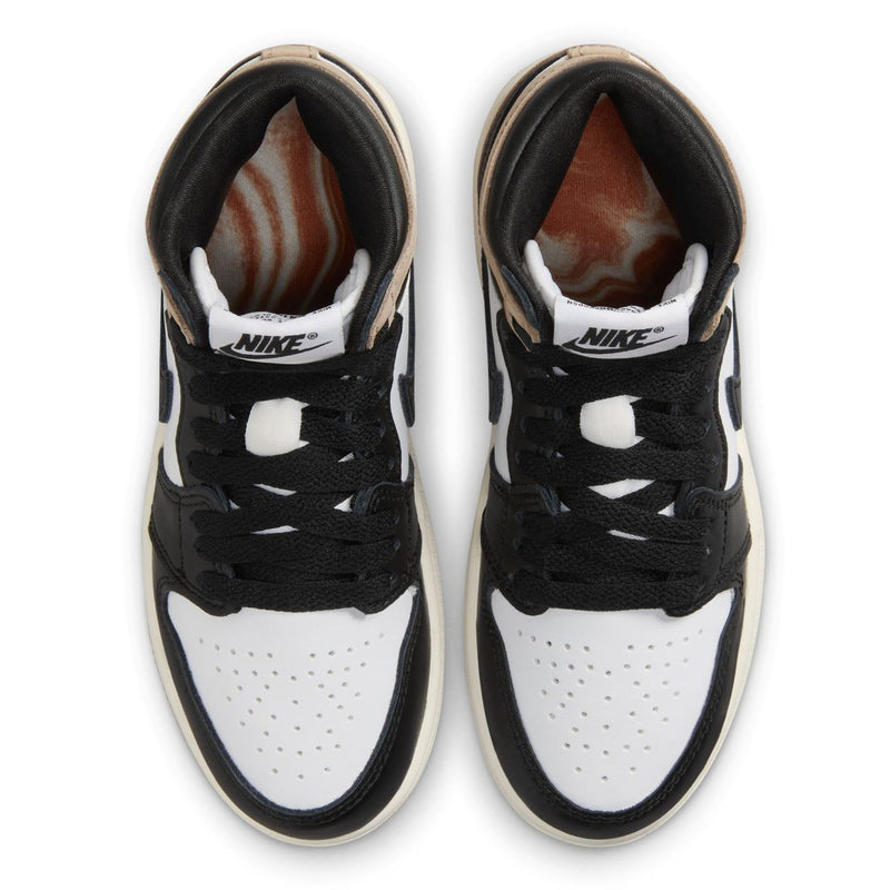 Little Kid's Jordan 1 Retro High OG "Latte" Blk MD Brwn-Wht (FD2597 021)