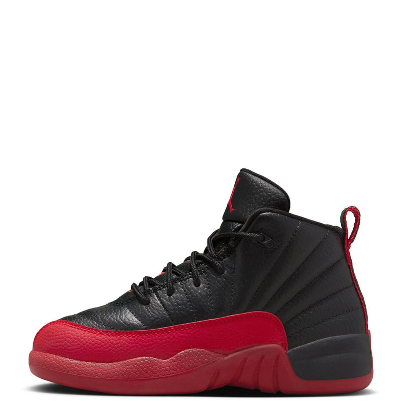Little Kid's Jordan 12 Retro "Flu Game" Black/Varsity Red (151186 002)