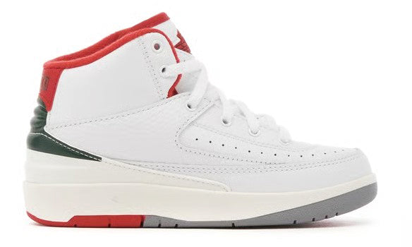 Little Kid's Jordan 2 Retro "Origins" Wht/Fire Red-Fir-Sail (DQ8564 101)