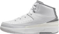Little Kid's Jordan 2 Retro White/Cement Grey-Sail-Black (DQ8564 100)