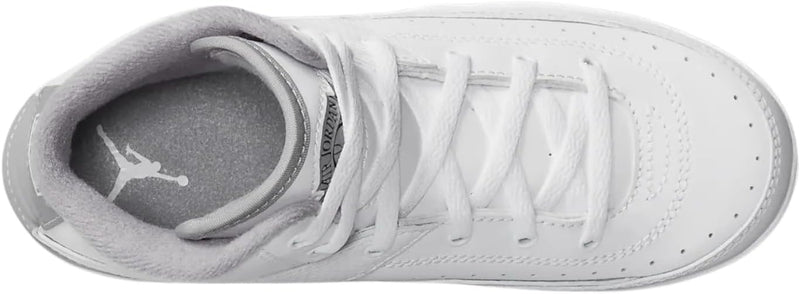 Little Kid's Jordan 2 Retro White/Cement Grey-Sail-Black (DQ8564 100)