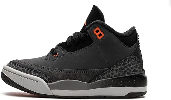 Little Kid's Jordan 3 Retro "Fear" Night Stadium/Total Orng (DM0966 080)