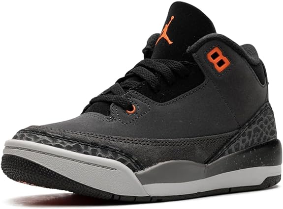 Little Kid's Jordan 3 Retro "Fear" Night Stadium/Total Orng (DM0966 080)