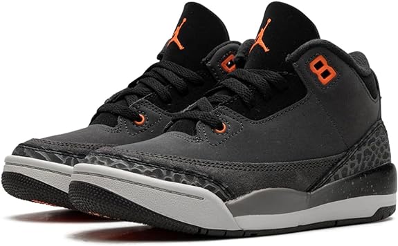 Little Kid's Jordan 3 Retro "Fear" Night Stadium/Total Orng (DM0966 080)