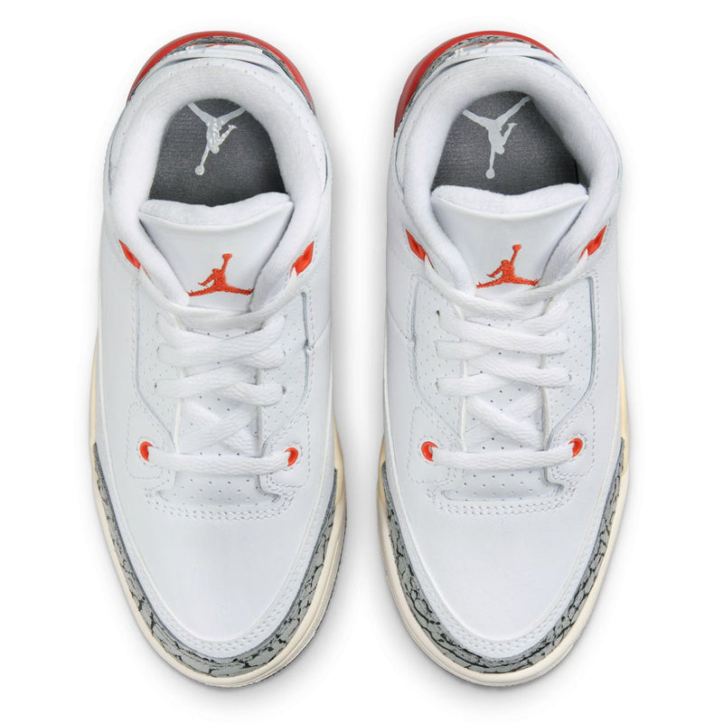 Little Kid's Jordan 3 Retro "Georgia Peach" Wht/Csmc Cly-Sl (FQ9174 121)