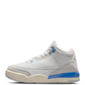 Little Kid's Jordan 3 Retro "Lucky Shorts" Summit Wht/Blue (DM0966 101)
