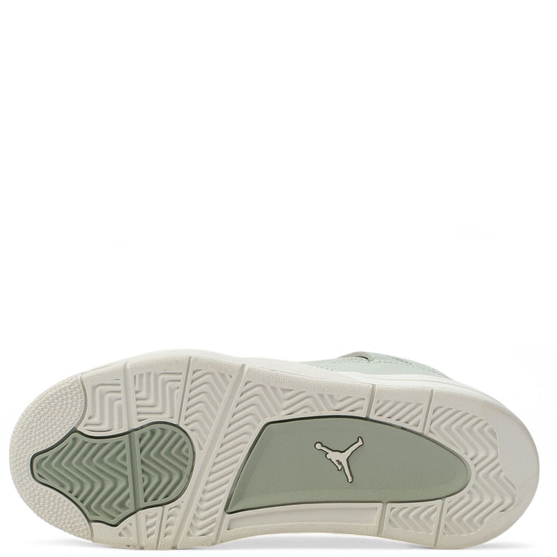 Little Kid's Jordan 4 Retro "Abundance" Seafoam/Sl-Met Svr (HV4385 003)