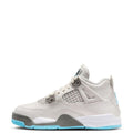 Little Kid's Jordan 4 Retro Photon Dust/Blue Chill (HV4682 014)