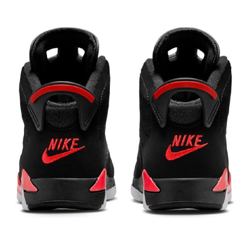 Little Kid's Jordan 6 Retro "Infrared Salesman" Black/Lt Crimson (IQ1277 001)