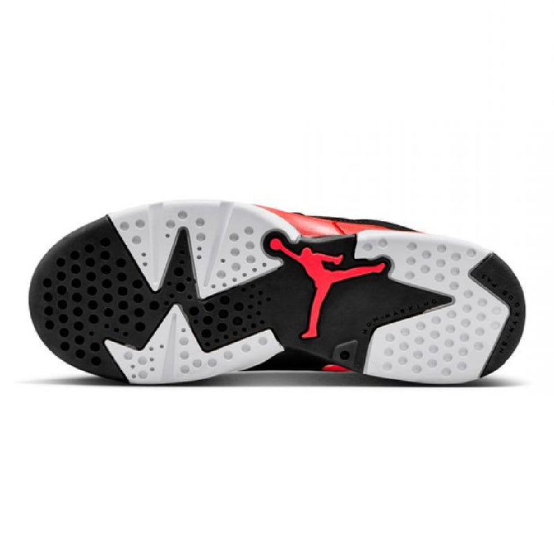 Little Kid's Jordan 6 Retro "Infrared Salesman" Black/Lt Crimson (IQ1277 001)