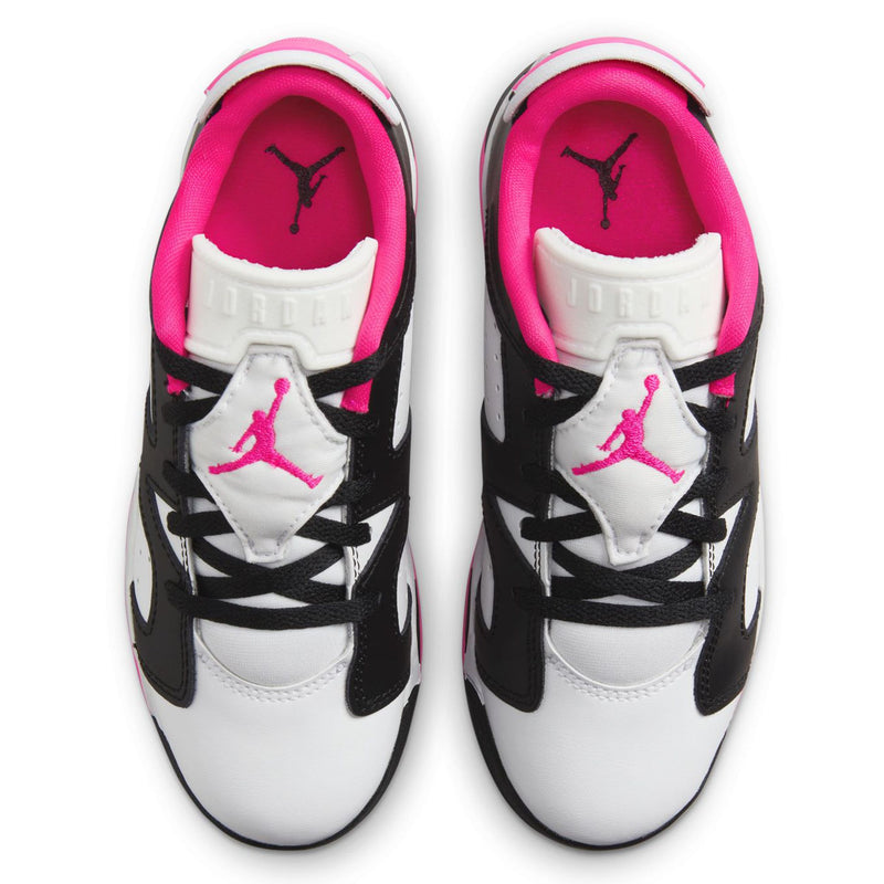 Little Kid's Jordan 6 Retro Low Black/Fierce Pink-White (DV3528 061)