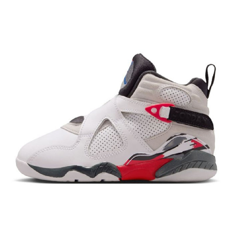 Little Kid's Jordan 8 Retro "Bugs Bunny" White/Black-True Red (305369 100)