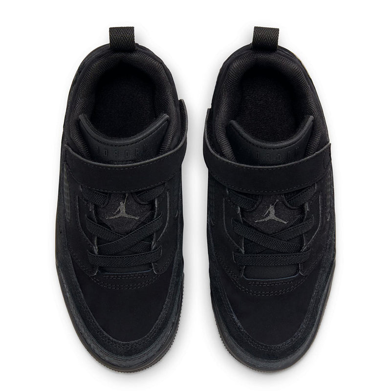 Little Kid's Jordan Spizike Low Black/Black-Anthracite (FQ3951 001)