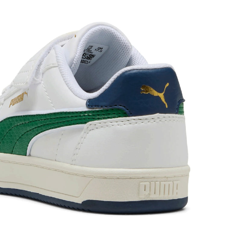 Little Kid's Puma Caven 2.0 Retro AC+ PS Puma White-Green-Warm White (403204 02)