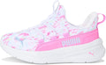 Little Kid's Puma One4All 2.0 Pstel Peonies Puma White-Pink Pixel (313116 01)