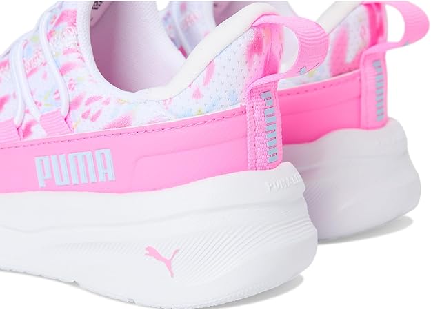 Little Kid's Puma One4All 2.0 Pstel Peonies Puma White-Pink Pixel (313116 01)