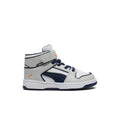 Little Kid's Puma Rebound Layup RCL V PS Glacial Gry-Nvy-Org (405206 01)