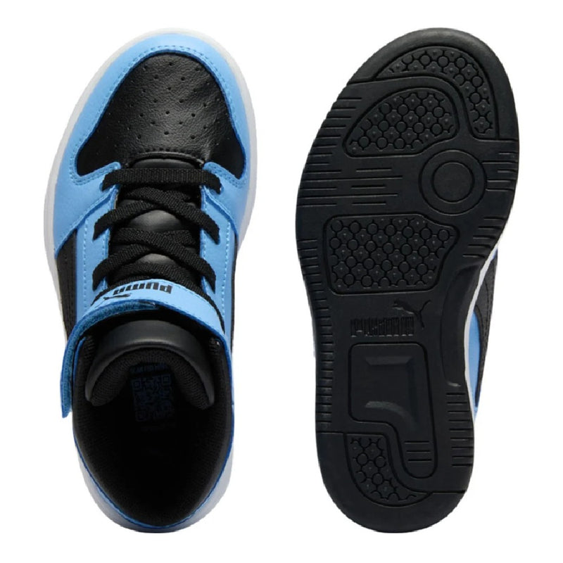 Little Kid's Puma Rebound Layup RCL V PS Team Light Blue-Puma Black (403063 02)