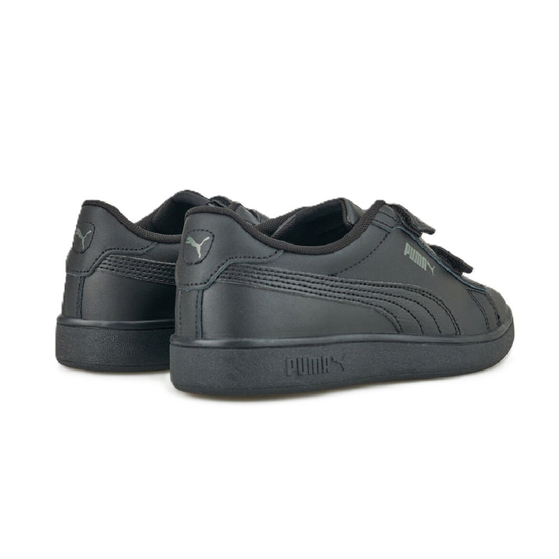 Little Kid's Puma Smash 3.0 L V PS Puma Black-Shadow Gray (392033 01)