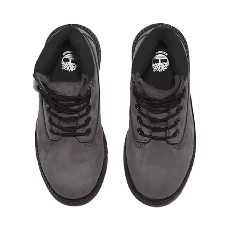 Little Kid's Timberland Premium 6 In. Boot Medium Grey Nubuck (TB0A5Y4H 033)