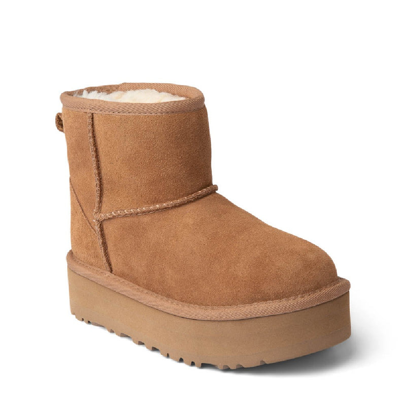 Little Kid's UGG Classic Mini Platform Chestnut (1143700K-CHE)