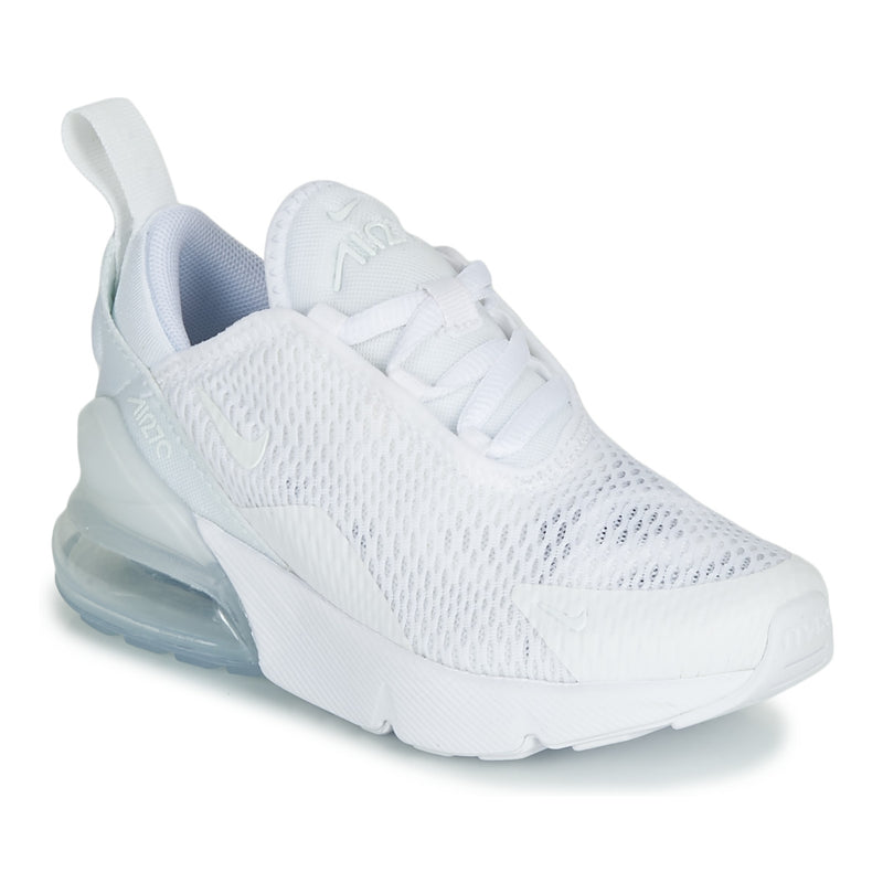Little Kids Air Max 270 White/Metallic Silver/White (AO2372 103)
