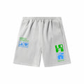 Lo-Fi Basic Parts Fleece Shorts (Cement) - August Shop