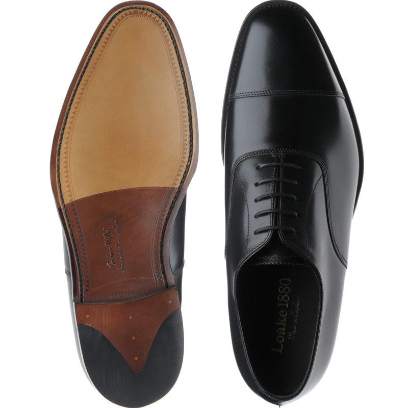 Product image for Loake Aldwych in black calf