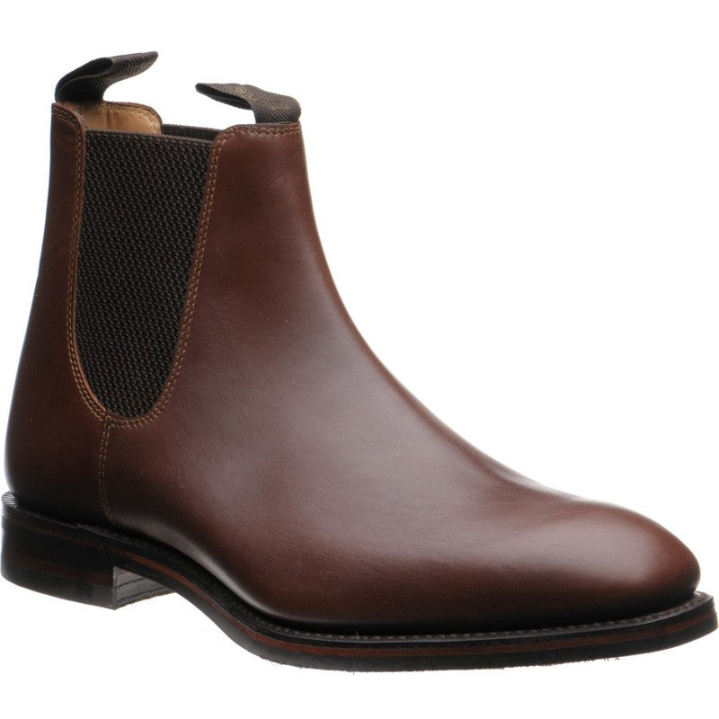 Product image for Loake Chatsworth (Rubber) in brown waxy calf