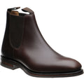 Product image for Loake Chatsworth (Rubber) in dark brown waxed calf