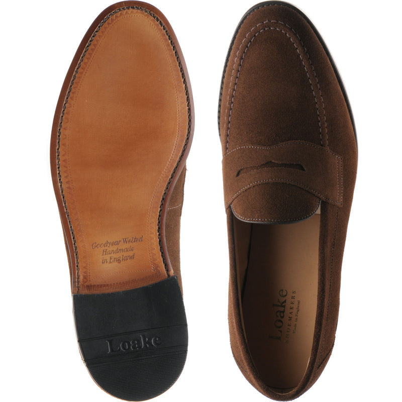 Product image for Loake Imperial in brown suede