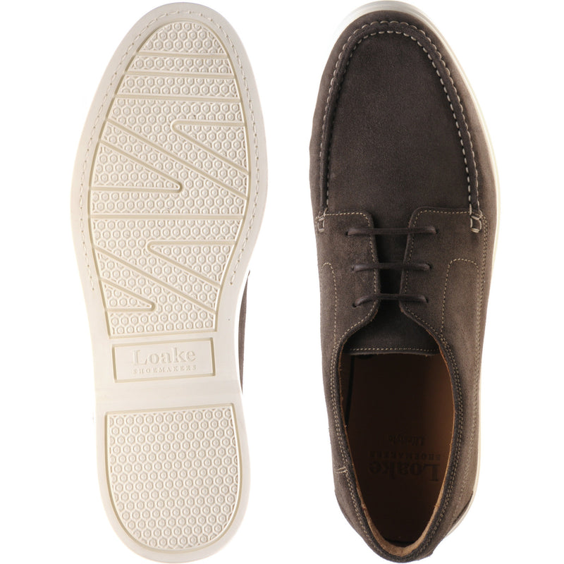 Product image for Loake Sardinia in anthracite grey suede