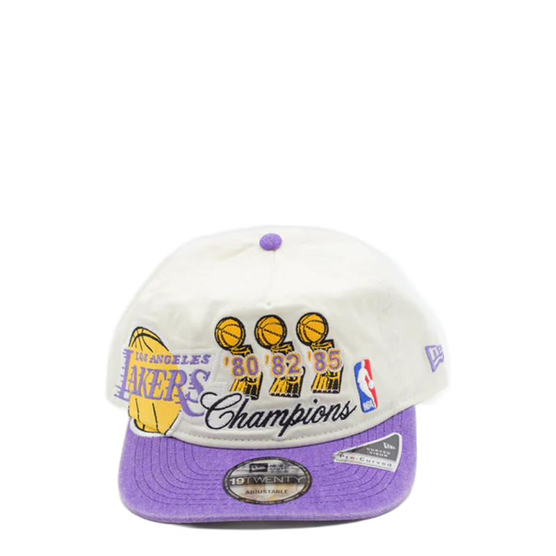 LOS ANGELES LAKERS CHAMPIONS 19TWENTY ADJUSTABLE BEIGE HAT