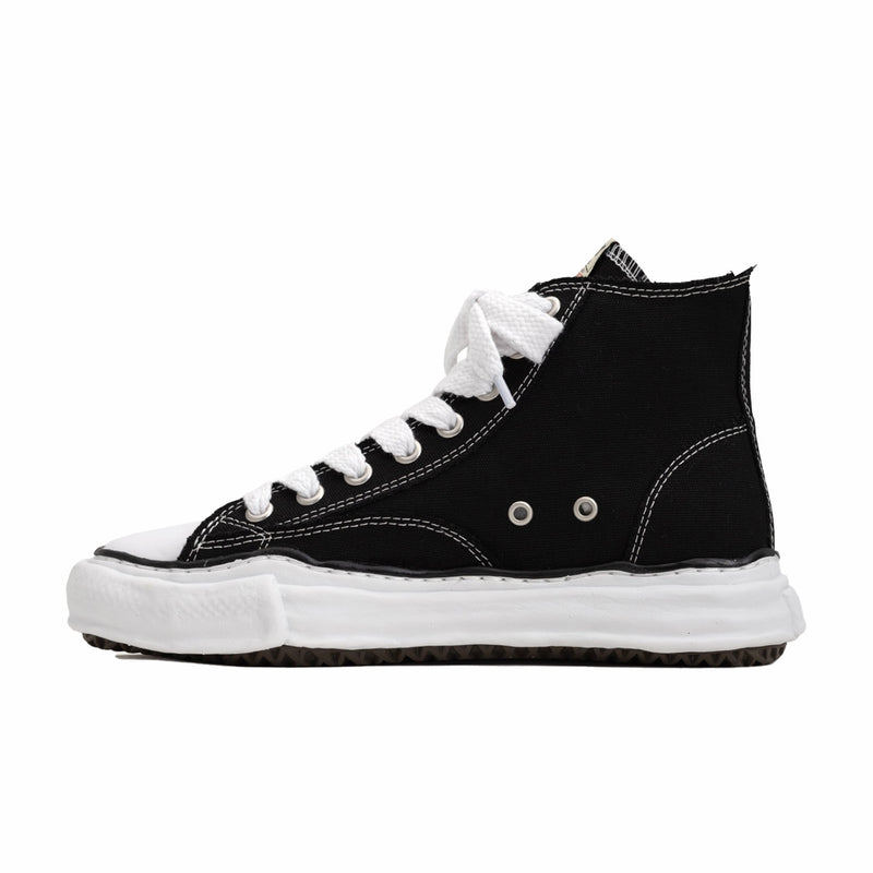 Maison MIHARA YASUHIRO "Peterson" OG Sole Canvas High-Top Sneaker (Black) - August Shop