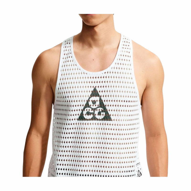 Men's ACG Radical AirFlow Dri-FIT Trail Running Tank Top (White/Anthracite)