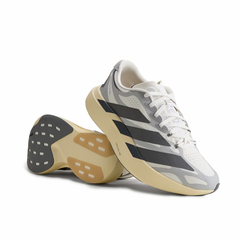 Adidas Men's Adizero EVO SL EXO (Core White/Utility Black/Grey Two) - August Shop