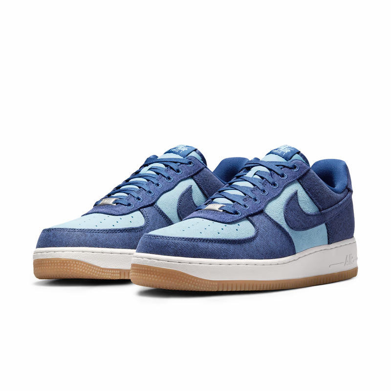 Nike Men's Air Force 1 '07 LV8 "Denim" (Navy/Navy-Worn Blue) - August Shop