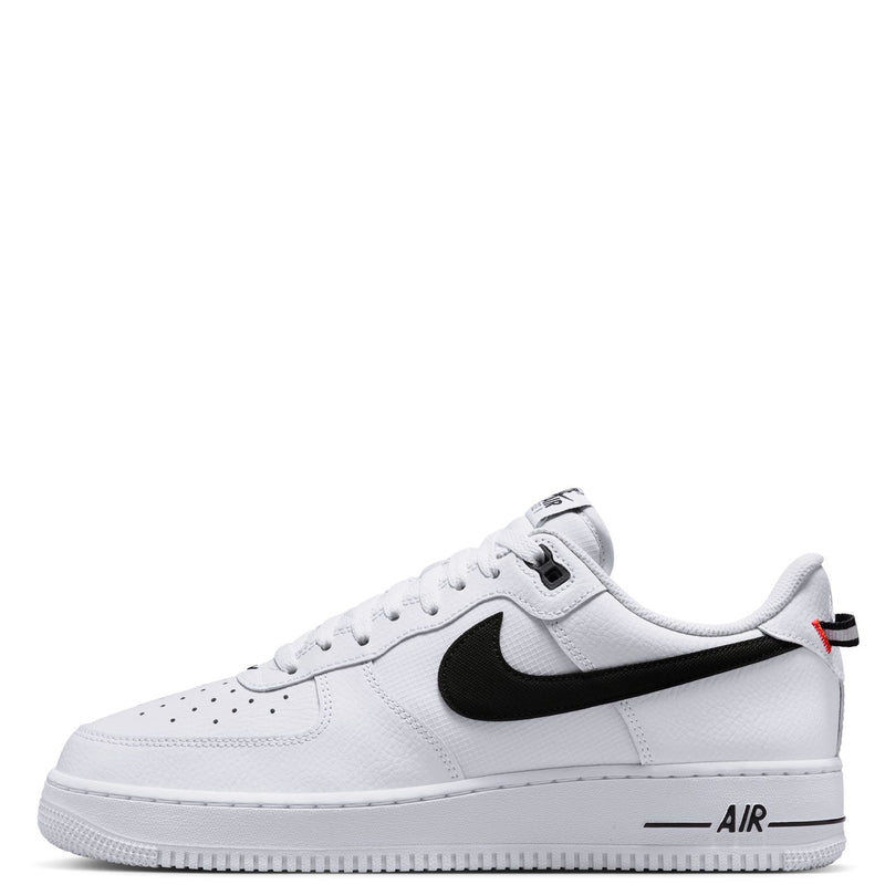 Men's Air Force 1 '07 LV8 White/Black-Bright Crimson (HV9509 100)
