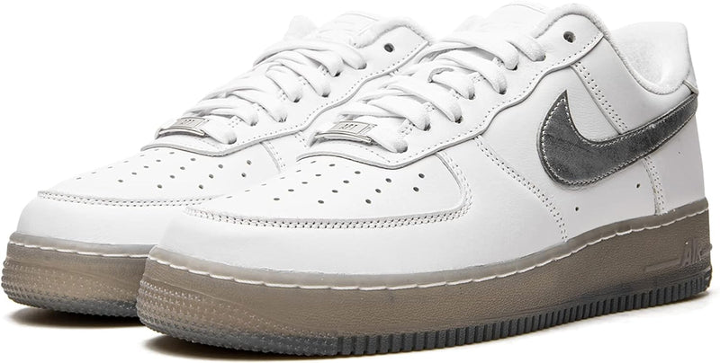 Men's Air Force 1 '07 PRM White/Metallic Silver (DX3945 100)