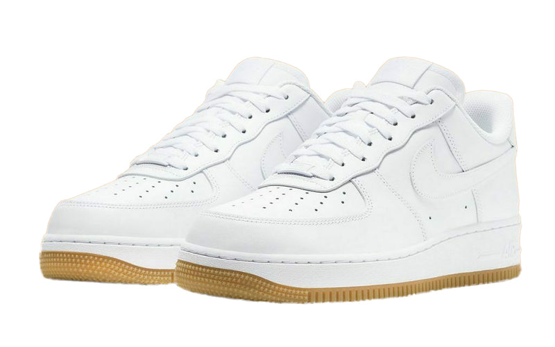 Men's Air Force 1 '07 White/White-Gum Light Brown (DJ2739 100)