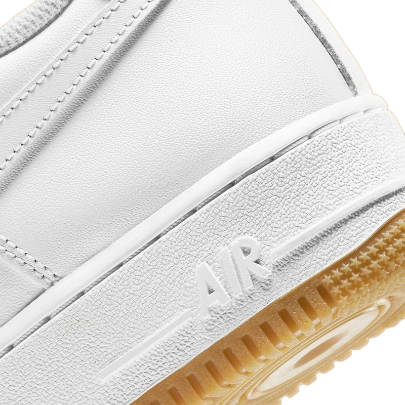 Men's Air Force 1 '07 White/White-Gum Light Brown (DJ2739 100)
